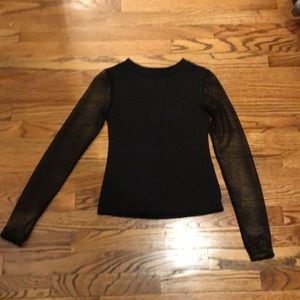 Black Long Sleeve Top
